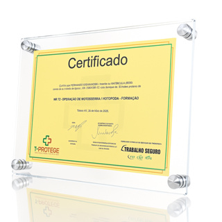 Moldura Acrílica Porta Diploma A4/Ofício 21x29,7 cm – Certificados, Alvarás e Documentos em acrilico em Oferta na Shopee