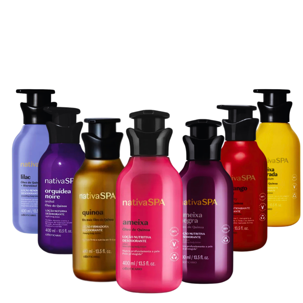 Hidratante Corporal Nativa SPA (Ameixa/Quinoa/Ameixa Negra/Lilac/Morango Ruby/Orquidea Nore/Ameixa Dourada) O boticario