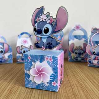 Kit Caixinha Para Festa Lilo Stitch Papelaria Personalizada Caixa DESMONTADO em Oferta na Shopee