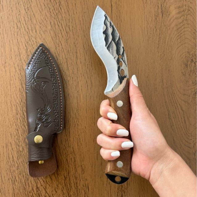 Faca Artesanal Kukri Fulltang