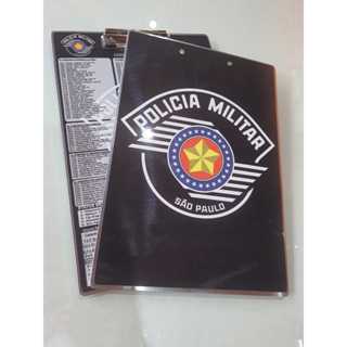Prancheta militar metalica aluminio a pronta entrega pmsp em Oferta na Shopee