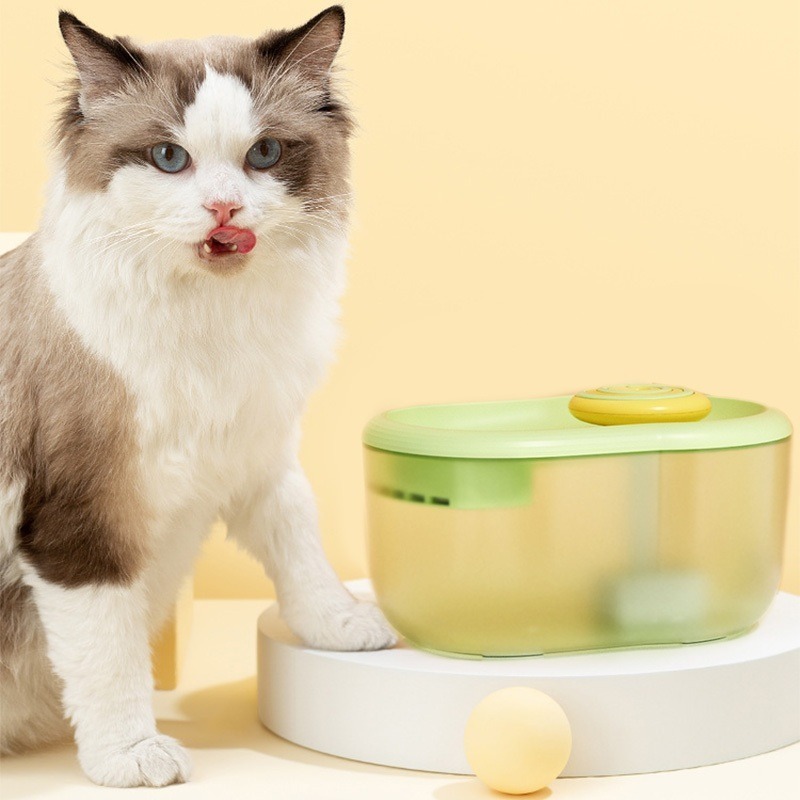 Pet Alimentador Comedouro, Separação automática alimentos para gatos com separação seca e úmida-Z1