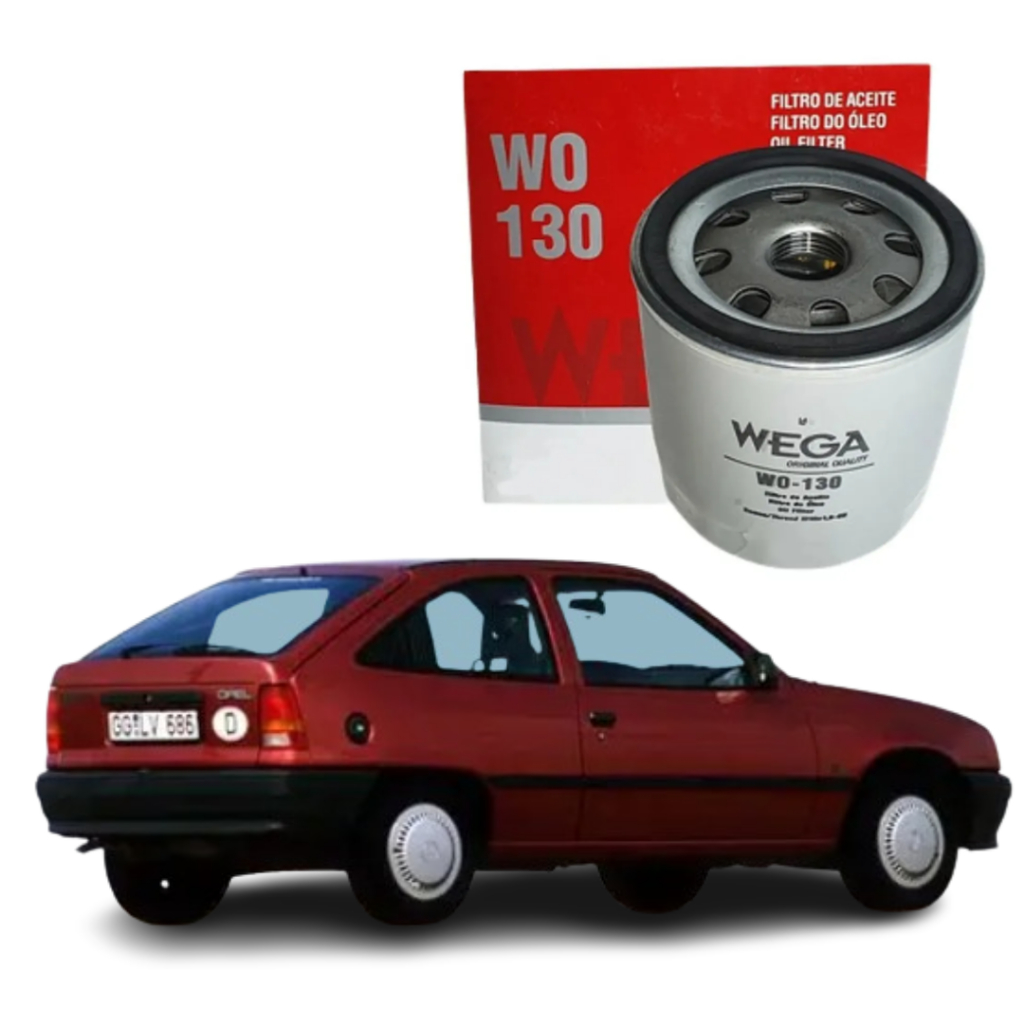 Filtro De Óleo Blindado Wega WO130 Chevrolet KADETT 1.8 E 2.0 1980 a 1999 Original