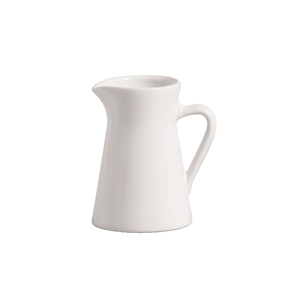 Vaso Jarra em Cerâmica Esmaltada  Branca