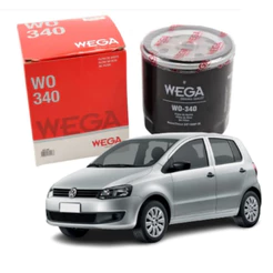 Filtro De Óleo Blindado Wega WO340 VW FOX 1.0 1.6 8V 2002 a 2016 Original