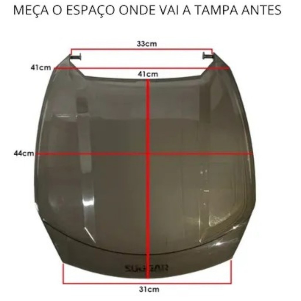 Tampa Lavadora tanquinho Suggar 10kg Fume Lavamax Eco 1103097 1103022