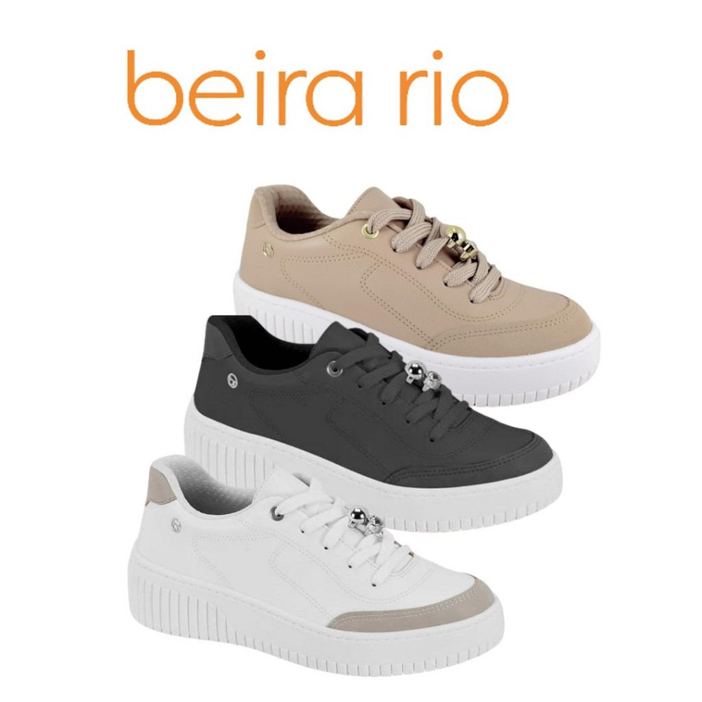 Tênis Casual Feminino Beira Rio com Pingente 4316.113