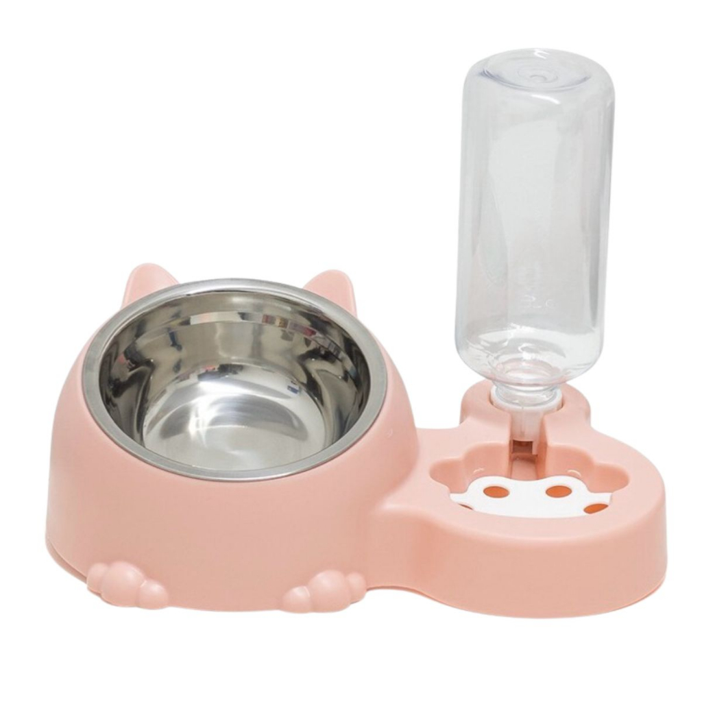Comedouro e bebedouro  Duplo Automático Para Cachorro E Gato pets em Oferta na Shopee