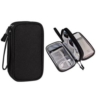 Necessaire organizadora bolsa portatil celular cabos fios armanazamento em Oferta na Shopee