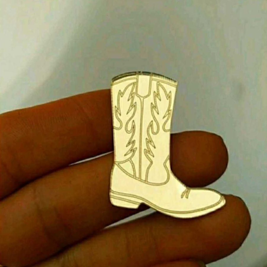 10 Apliques Bota 3 cm em Oferta na Shopee