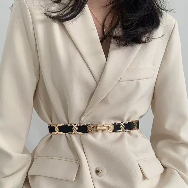 Cinto Feminino Faixa Blogueira Com Elástico Acessórios em Oferta na Shopee