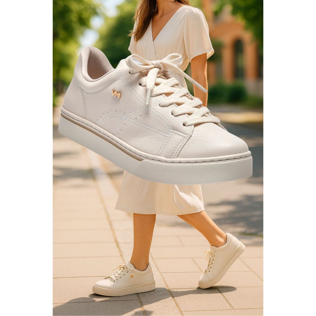Tênis Via Marte Feminino Casual Confortável Plataforma Diversos Modelos Leve Moderno Original Pronta Entrega Sapatênis