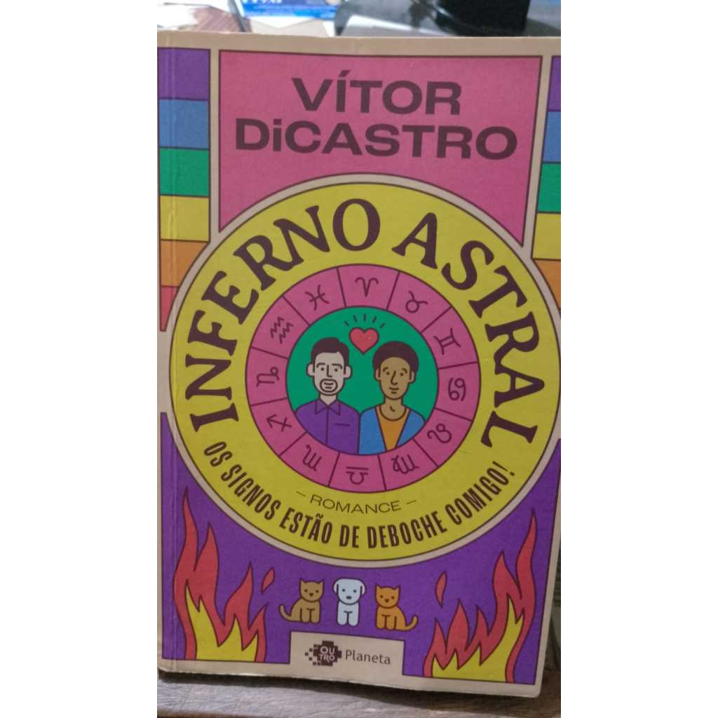 LIVRO- INFERNO ASTRAL- 2020- VITOR DICASTRO- USADO MUITO BOM ESTADO RARO