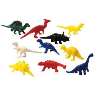 Kit com 10/20 Mini Dinossauros de plástico Apas