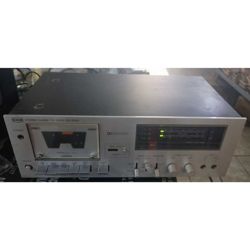 ELETRONICO: Tape Deck CCE CD-7000 High Fidelity – Revisado – Top de Linha Vintage