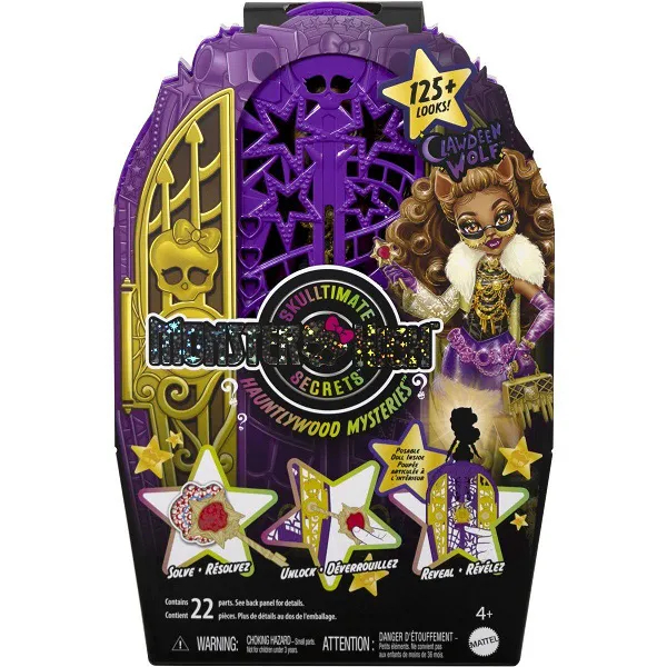 Boneca Monster High Skulltimate Secrets Clawdeen Wolf - Mattel Jbg79 em Oferta na Shopee