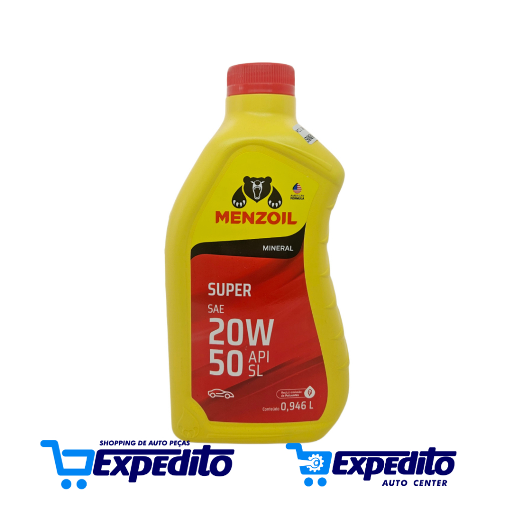 Óleo Motor Mineral SAE 20W50 API SL Menzoil 1L