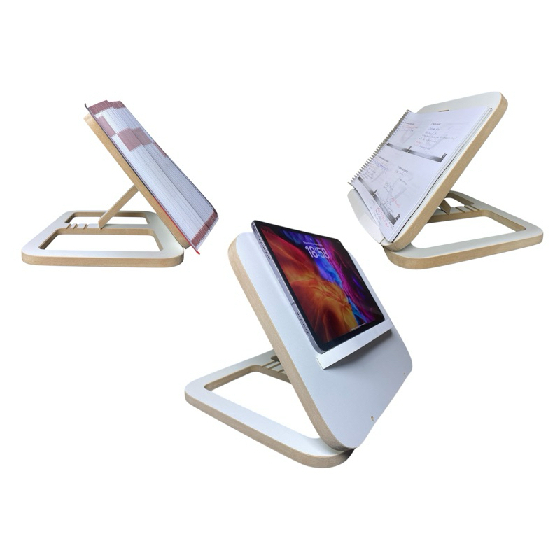 Suporte ergonômico para tablet, livros e apostilas + Brindes