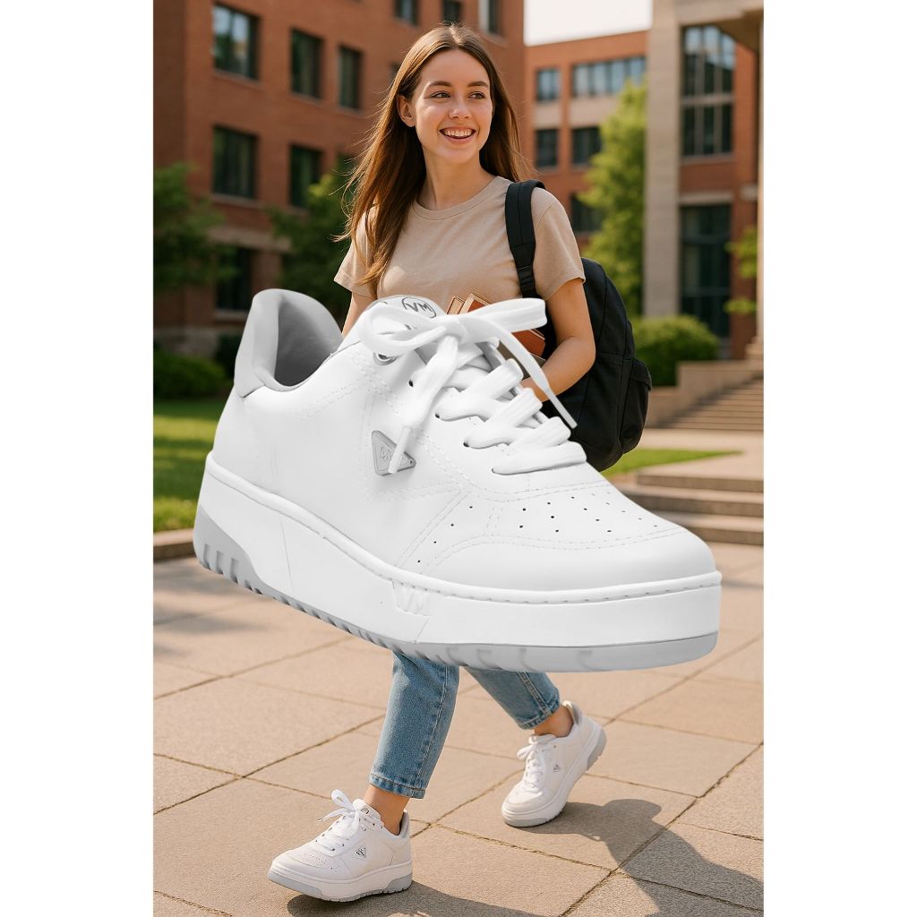 Tênis Via Marte Feminino Sneaker Sapatênis Leve Confortável Vários Modelos