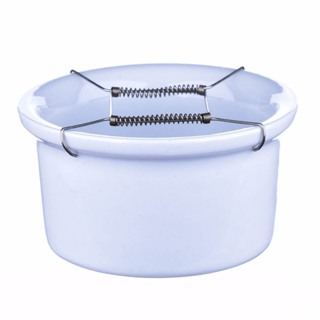 Comedouro Porcelana com Grade Nº 4 Pote para Ração Sementes para Pássaros Calopsita Ring Neck Rosela em Oferta na Shopee