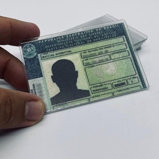 Kit 10 Protetores para CNH em Acrílico Cristal Transparente