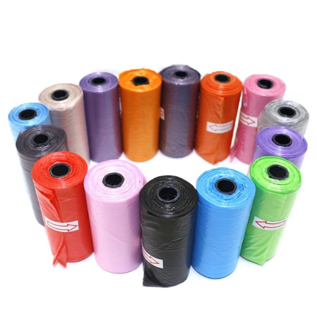 Refil Saquinho Biodegradável Pet 3/6/12 Unid Fezes Pega Coco Passeio Rolo LR-0153