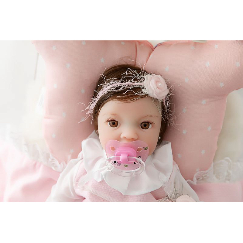 bebe reborn molinha barata 40cm pode dar banho xixi e mama