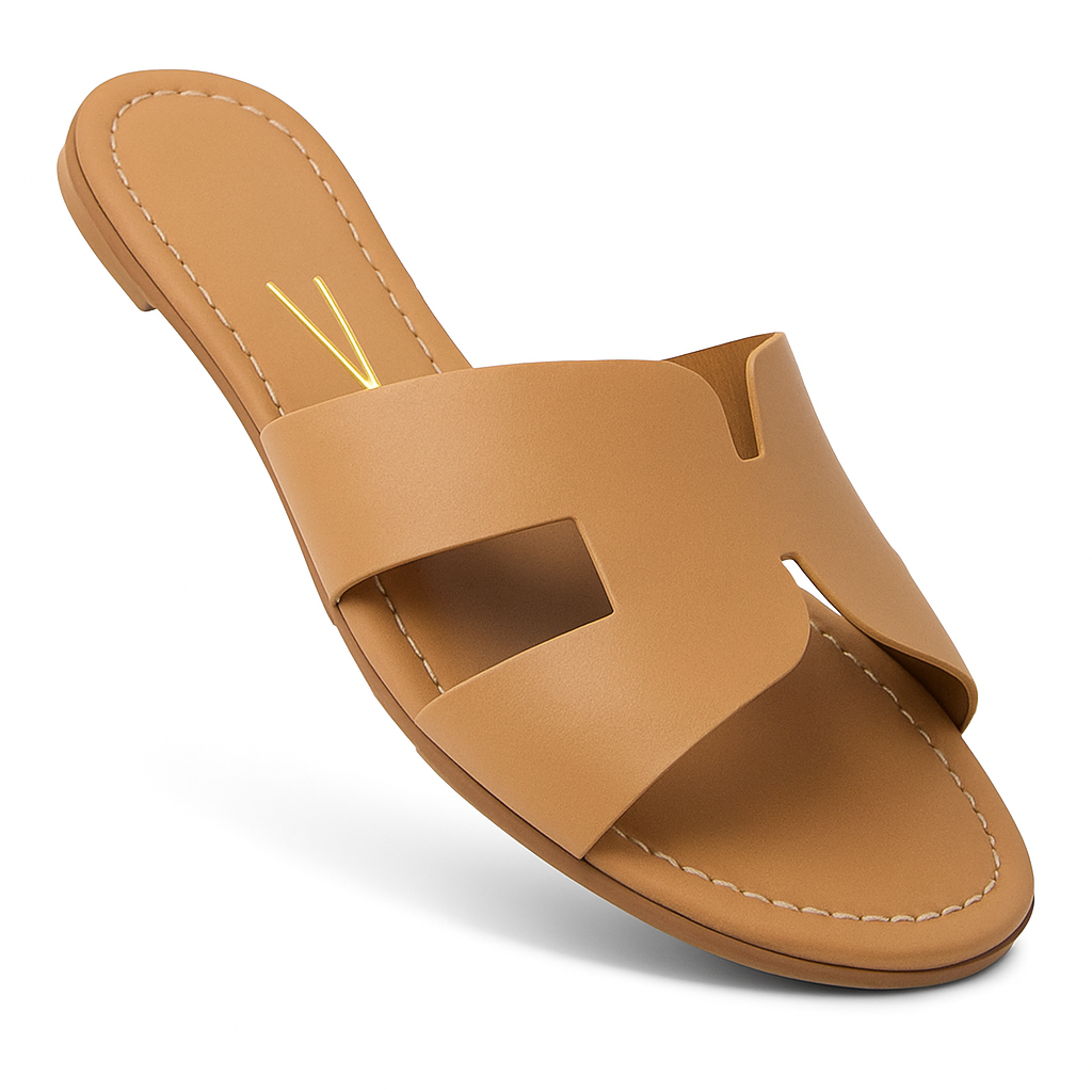 Sandália Rasteirinha Vizzano Feminina Brilho Original 6371 Caramelo em Oferta na Shopee