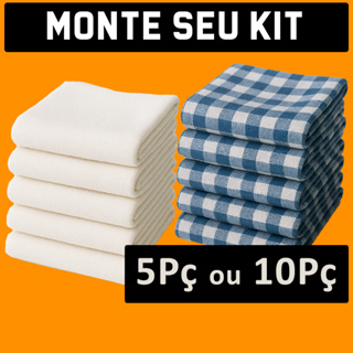Kit Pano de Chão Saco Reforçado 63x43cm Limpeza Multiuso Casa e Comércio Faxina Super Absorvente em Oferta na Shopee