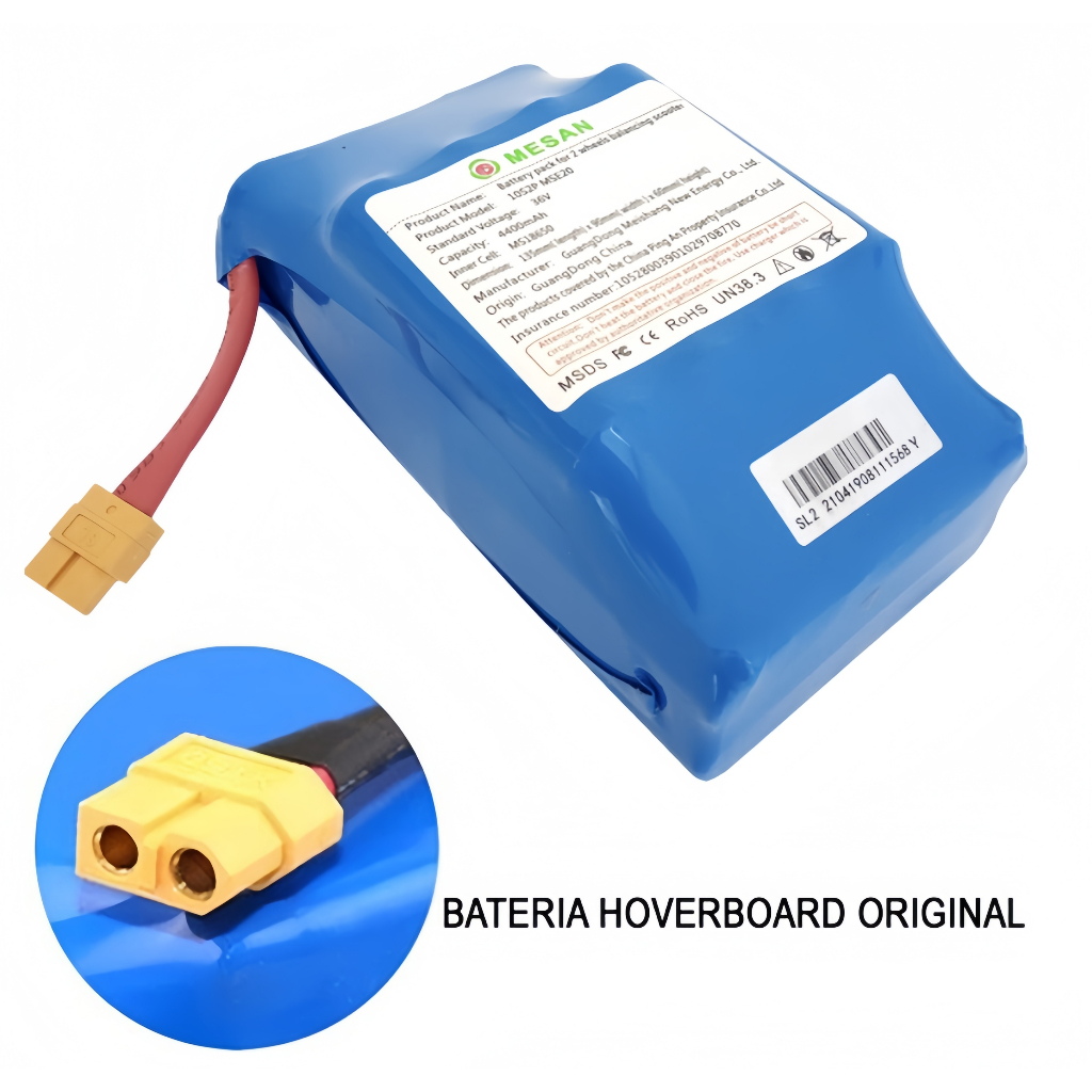 Bateria Original para Hoverboard Skate Elétrico 6,5' 8' 10' Polegadas 36v 4400mAh novo