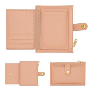 Moda Feminina Carteira Multifuncional Botão De Pressão Bolsa De Moedas  Lançamento em Oferta na Shopee