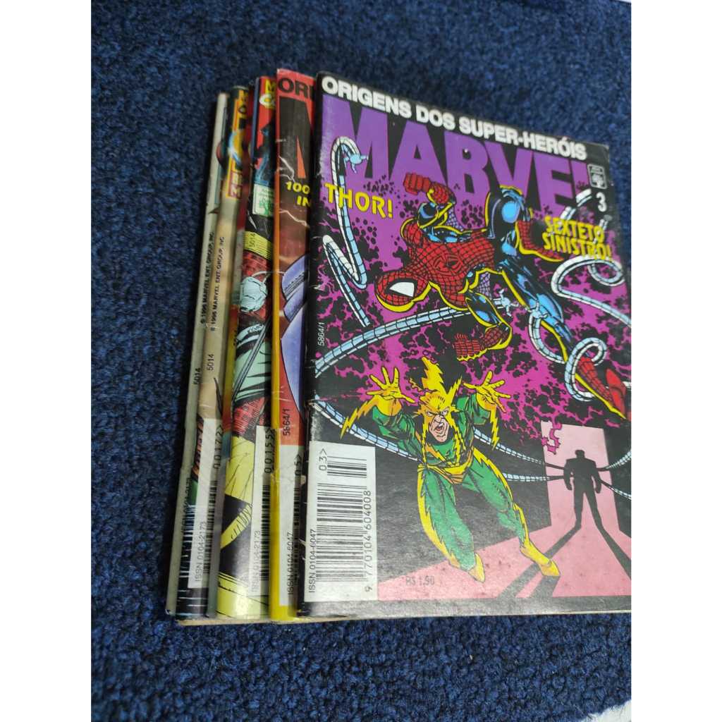 GIBI HQ ORIGENS DOS SUPER-HERÓIS MARVEL E SUPERAVENTURAS MARVEL (HQ20)