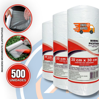 Saco Plastico Picotado Bobina 20x30 1 Rolo C/500 Sacos em Oferta na Shopee