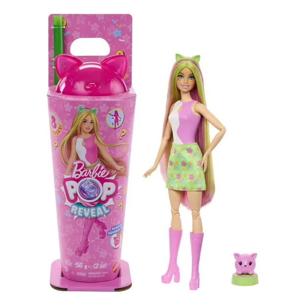 Boneca Barbie Pop Reveal Shakes Gato - Mattel Jcn85 em Oferta na Shopee