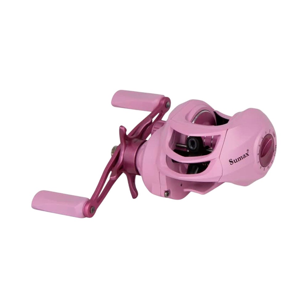 Carretilha Pesca Rosa Sumax Lady 9000 9 Rol Drag 6,8kg Pesca Piraputanga Dourado Pacu Tucunaré