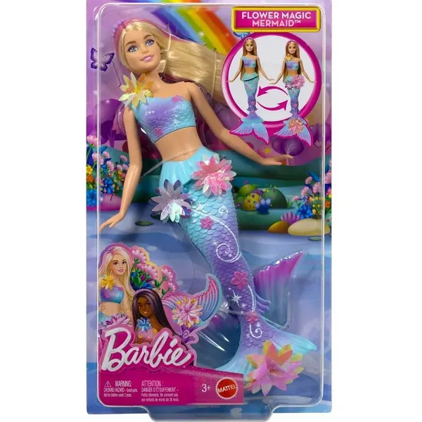 Boneca Barbie Fantasy Sereia Flores Magicas Loira - Mattel Jdm72 em Oferta na Shopee