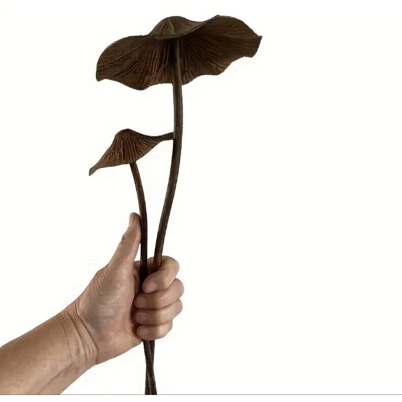 conjunto cogumelo, cogumelo de metal, cogumelo fofo para decorar, decoração gnomo jardim