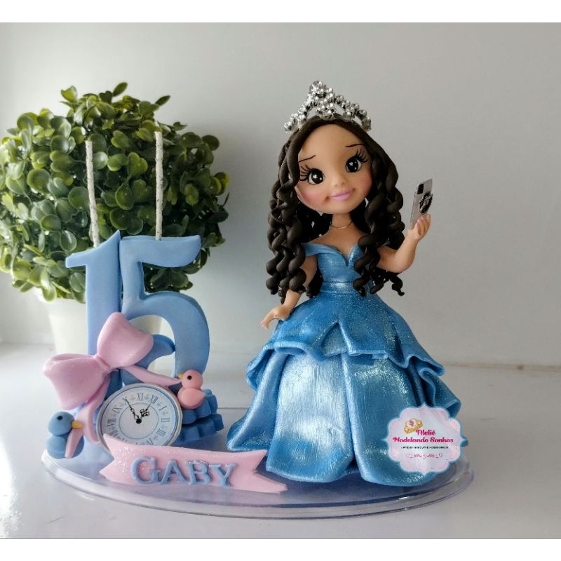 Vela para Debutantes temática, vela cinderela, vela a Bela e a Fera, Vela Rapunzel, Velas temáticas princesas 15 anos