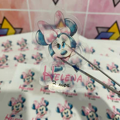 Adesivos personalizados transparente 7x7 cm - TODOS OS TEMAS - ADESIVO- FESTA- EVENTO -ANIVERSARIO-COPO-TUBET-SACOLINHA