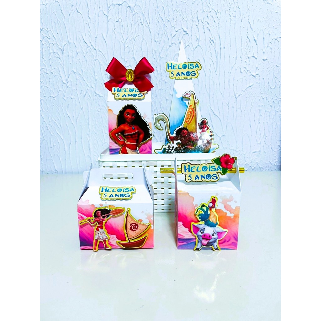 Kit Festa lembrancinha personalizada Moana | Personalizados | lembrancinhas | festa infantil | aniversário