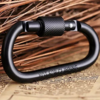 Mosquetão Trava Rosca De Alumínio em Oferta na Shopee