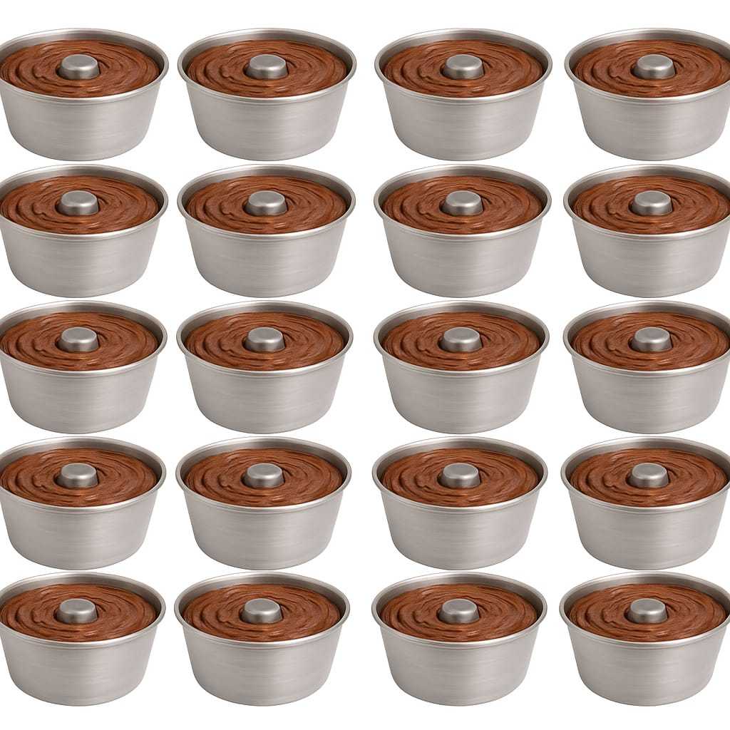 Kit 20 Forminhas Nº10 Pudim Bolo Vulcão Confeitaria Gourmet Atacado em Oferta na Shopee