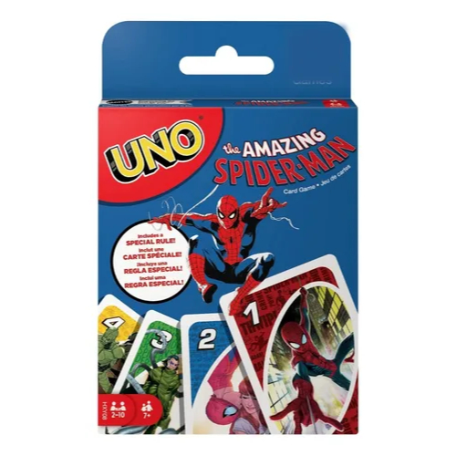 Jogo De Cartas Uno Homem Aranha Spiderman Marvel - Mattel Hxy08 em Oferta na Shopee