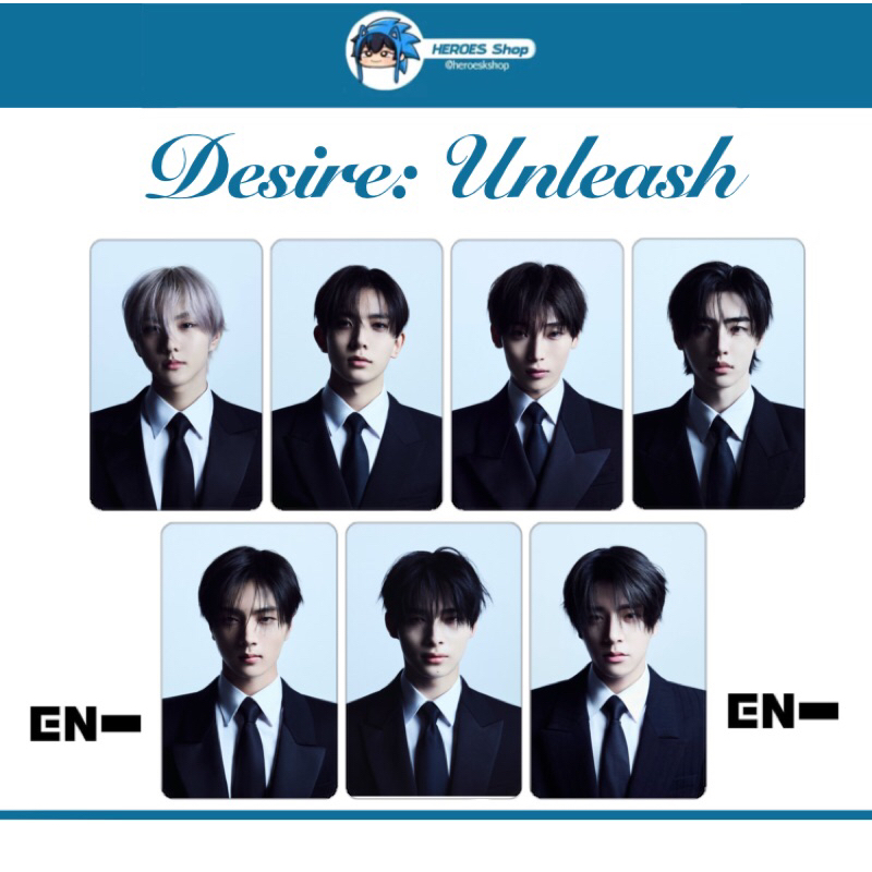 KIT/SET PHOTOCARDS ENHYPEN DESIRE: UNLEASH OT7 OT1
