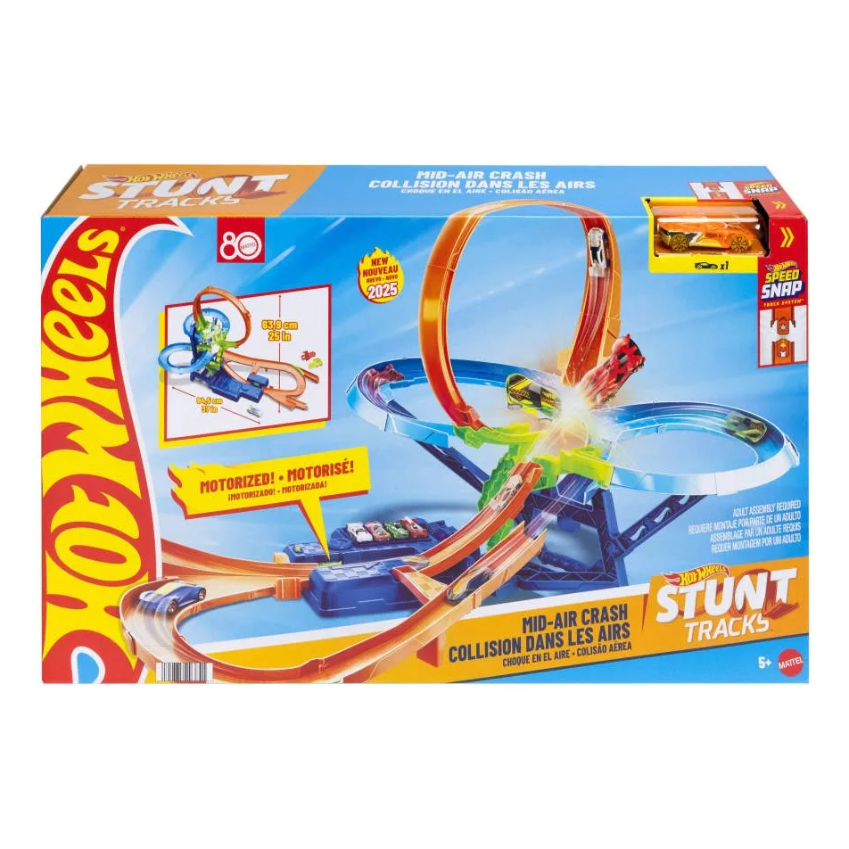 Hot Wheels Pista De Brinquedo Choque Multi-aéreo - Mattel Jfd12