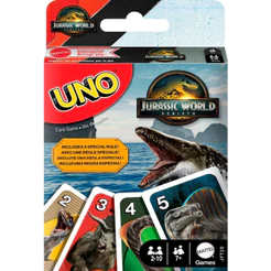 Uno Jurassic World Rebirth Jogo De Cartas - Mattel Jft28