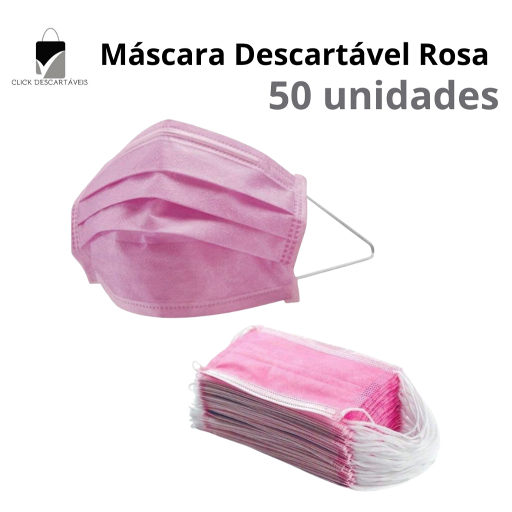 Máscara Descartável 50 Unidades: Onde Comprar | BuscaProdutos