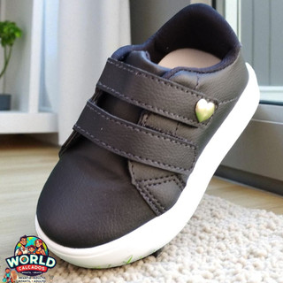 Tênis Preto infantil Menino Coração