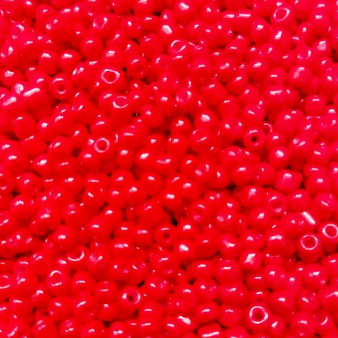 Miçanga Vermelha 4mm - 400 unidades  para Bijuterias e Artesanato em Oferta na Shopee