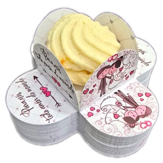 50~300 Forminhas Noivinhos 4 Pétalas Profissional 3,5x3,5 Grande Casamento Noivado Doces Finos em Oferta na Shopee